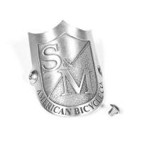 S & M - -Shield Head-Tube Badge
