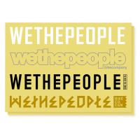 Wethepeople - 4 Big Sticker Sheet